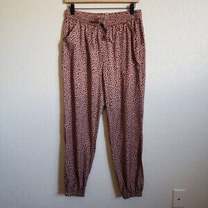 PINK Victoria's Secret Easy Jogger Lounge Pants Animal Print Size Women's Medium